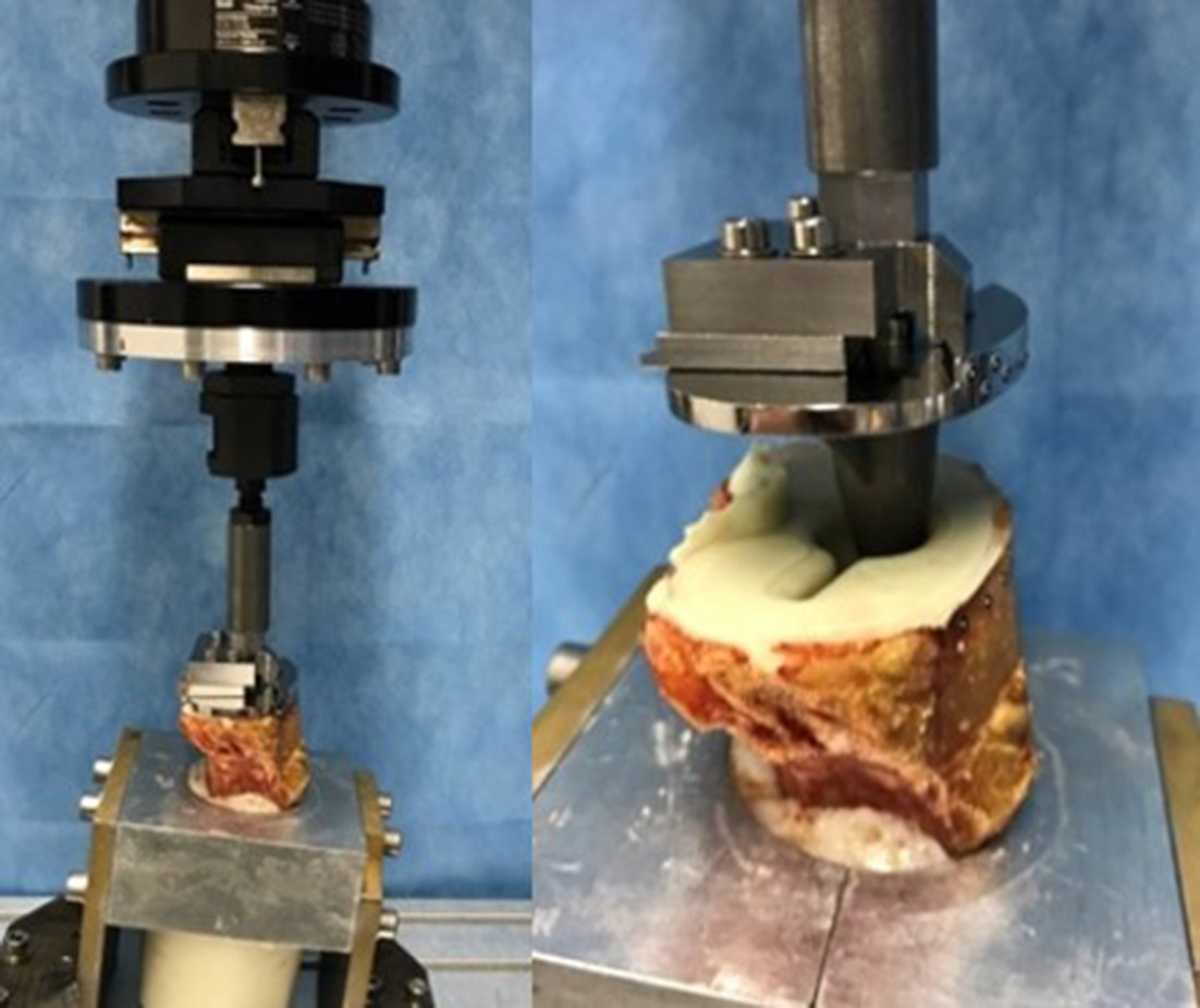 Fig. 4 
            Determination of the maximum failure load.
          