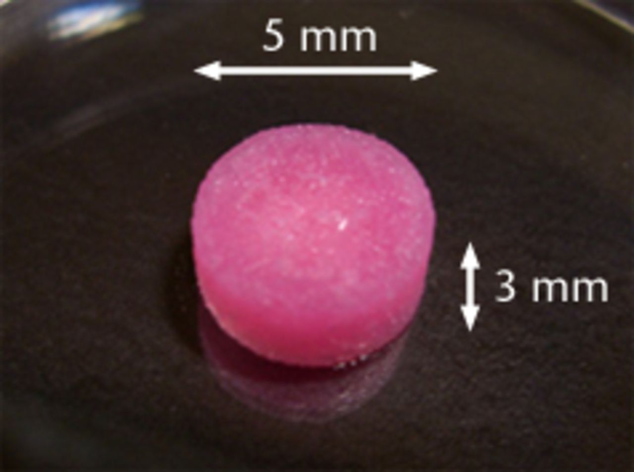 Figs. 1a - 1e 
            Figure 1a – 3D cell–scaffold
constructs made using collagen scaffolds (AtelloCell, MIGHTY); b)
monitor and controller; c) Cyclic load stimulater (CLS-5J-Z, Technoview,
Osaka, Japan) in the incubator; d) Schematic representation of the
cyclic load stimulator, cyclic-loaded samples, and unloaded samples;
e) Experimental protocol for cyclic compressive loading on 3D constructs.
          